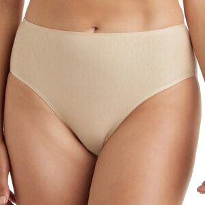 TC Fine Intimates Cotton Comfort High-Cut Brief - A4-144 (Beige)